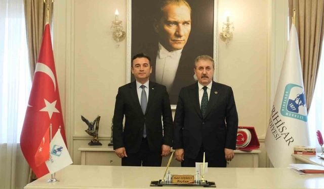 BBP Genel Başkanı Mustafa Destici'den Başkan Dökmeci'ye ziyaret