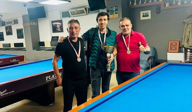 Bilardo şampiyonluğu Sivas'a geldi