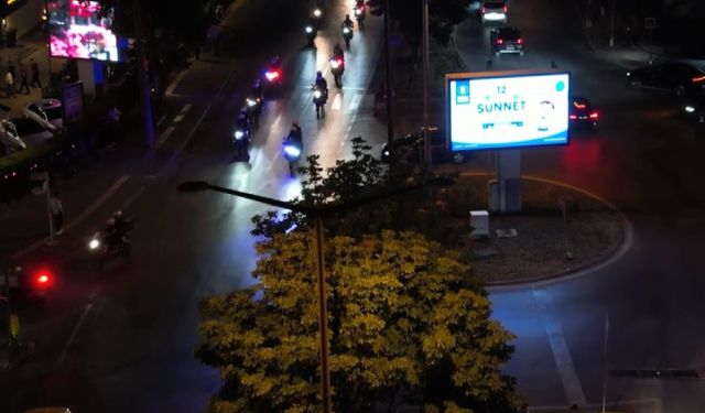 Bursa'nın gözde mahallesinde çok sayıda ekiple 'huzur' denetimi