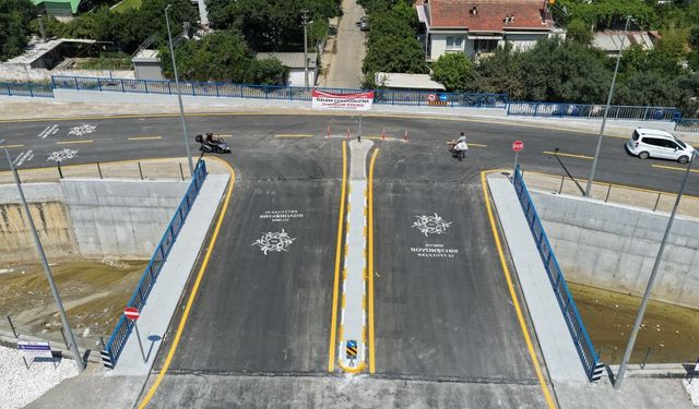Doğu Aydın Bulvarı ve Tabakhane Deresi Köprüsü Projesi'nde çalışmalar tamamlandı