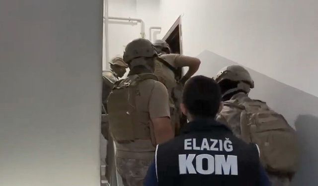 Elazığ merkezli 4 ilde 'Barbaroslar' suç çetesine operasyon: 29 şüpheli yakalandı