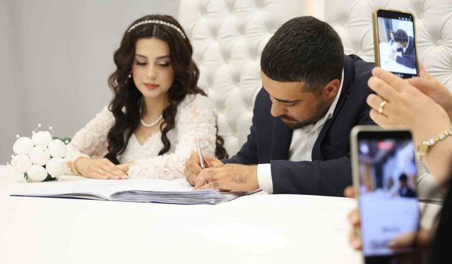 Elazığ'da nikah salonlarında 26.06.2026 yoğunluğu