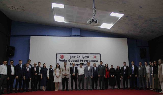 Iğdır'da görev yeri değişen hakim ve savcılar için veda programı