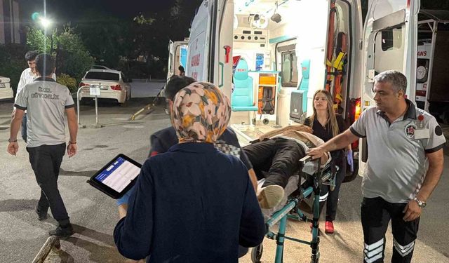 Kahta ilçesinde bıçaklı kavga: 1 yaralı