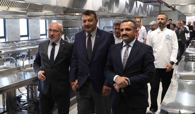 KAYÜ'de Dr. Makbule Çıkrıkçıoğlu Gastronomi ve Mutfak Sanatları Uygulama Merkezi'nin açılışı yapıldı