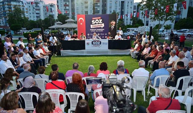 Kepez'de 'Söz Vatandaşta' buluşmasının ikincisi düzenlendi