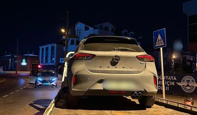 Kocaeli'deki korsan taksi denetiminde sürücü ve yolcuya ceza