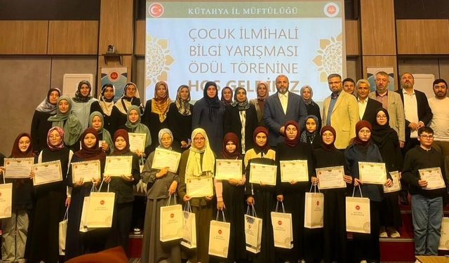 Kütahya'da 'Çocuk İlmihali Bilgi Yarışması' tamamlandı