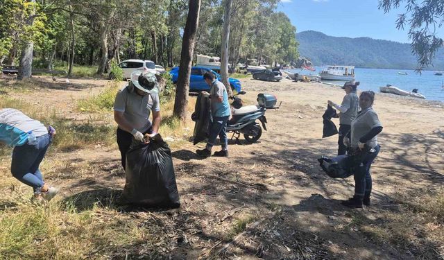 Marmaris'te 9 günde 3 bin 250 ton atık toplandı