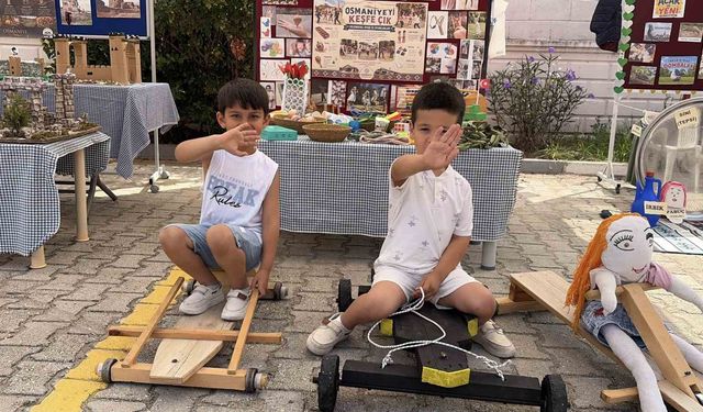 Minik ellerden Osmaniye'nin kültürel mirasına renkli dokunuş