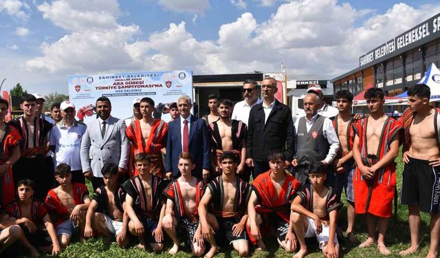 Okul Sporları Aba Güreşi Türkiye Şampiyonası Şahinbey'de başladı