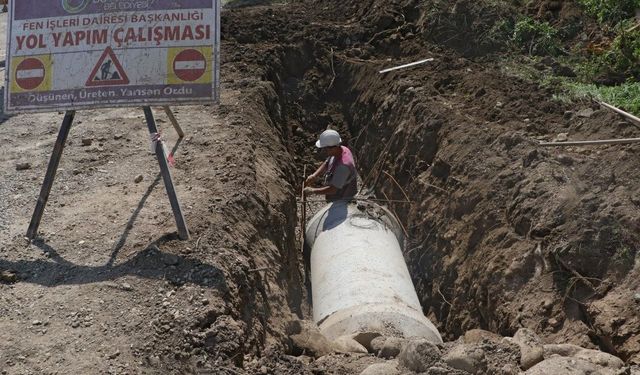 Ordu Büyükşehir, Fatsa'nın altyapısını güçlendiriyor