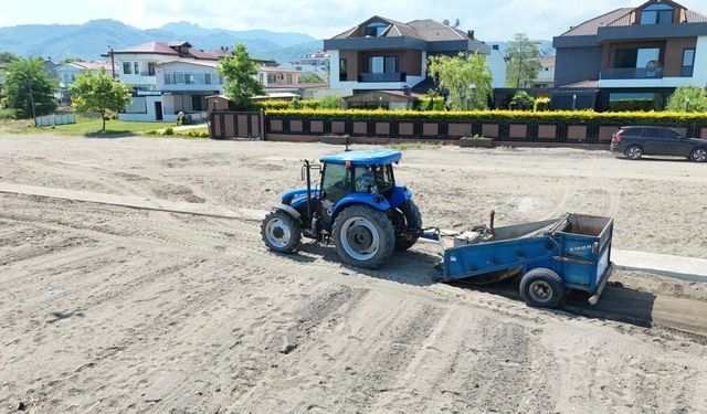 Ordu'da plajlarda temizlik ve bakım çalışmaları