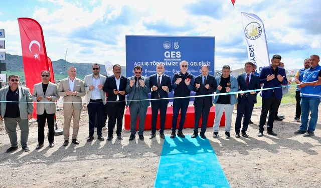 Özbelsan Güneş Enerji Santrali hizmete açıldı