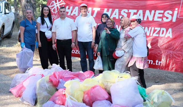 Sağlıkçılardan çevreye anlamlı dokunuş