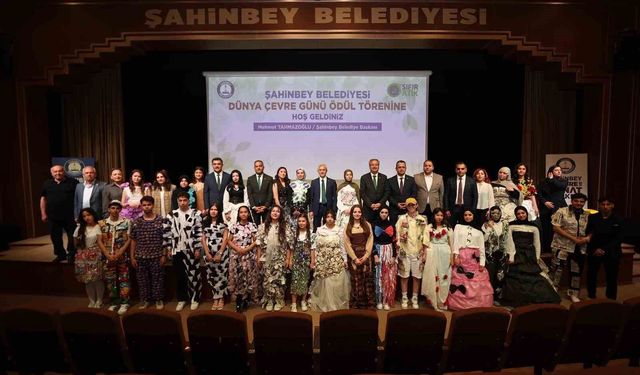 Şahinbey Belediyesi'nden çevreci okullara ödül
