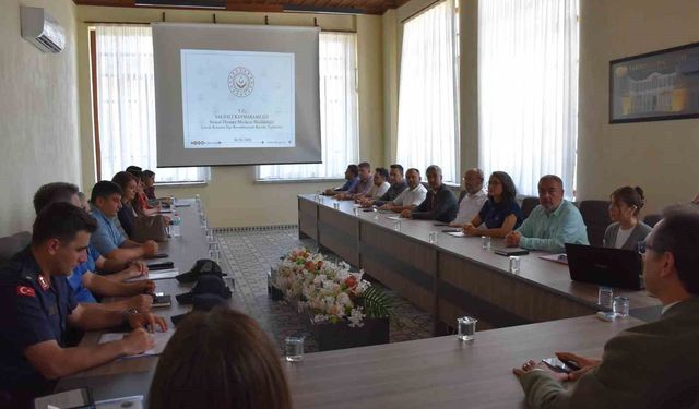 Salihli'de kadına şiddet ve çocuk koruma için kritik toplantı