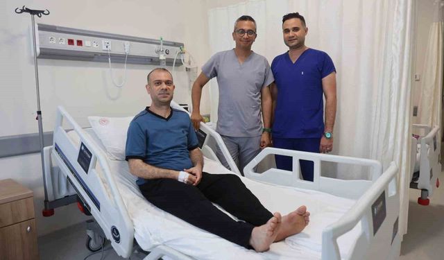 Sırtındaki 10 yıllık kitlenin içinden 1 buçuk kilogramlık tümör çıktı