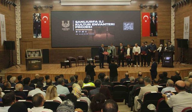 Tarih kenti Şanlıurfa'da Kültür Envanteri Projesi tamamlandı