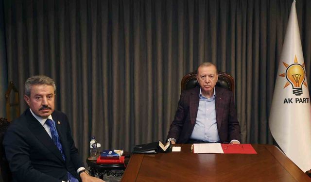 Tatar, Şırnak'ın dev projelerini Cumhurbaşkanı Erdoğan'a sundu
