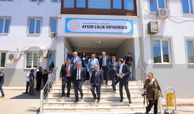 TBMM Komisyonu Ayser Çalık Ortaokulu'nda incelemelerde bulundu