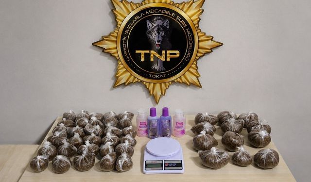 Tokat'ta zehir tacirlerine darbe: 2,9 kilo uyuşturucu ele geçirildi