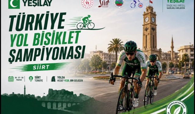 Türkiye Yol Bisikleti Şampiyonası'nda gözler Siirt'e çevrildi