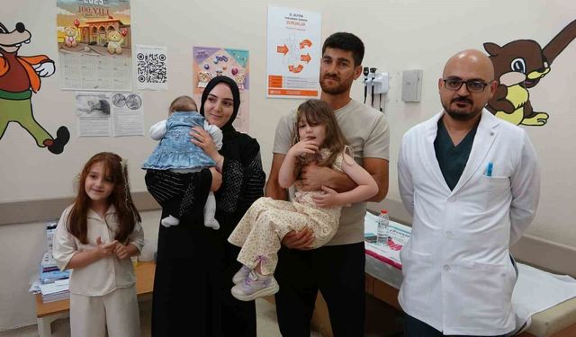 3 yaşındaki Mihrimah saat pili yuttu