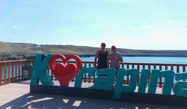 Alman turistler Karapınar'a hayran kaldı
