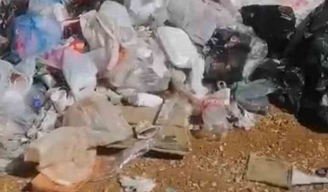 Balık tutmak için gittiği gölde çöp yığınıyla karşılaştı: Poşet poşet topladı