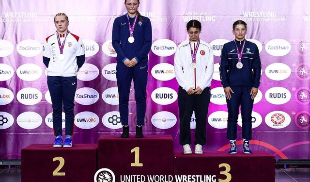 BARÜ'lü sporculardan Avrupa Güreş Şampiyonası'nda 2 madalya