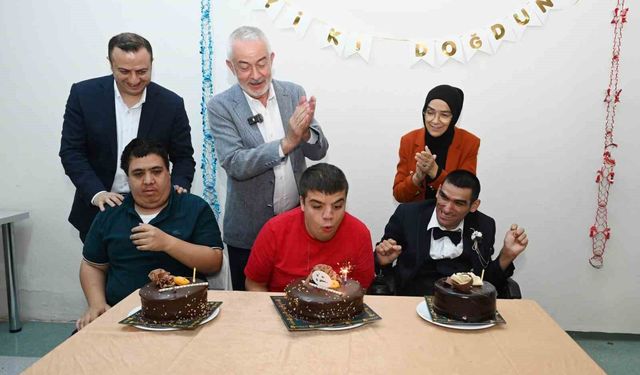 Başkan Başdeğirmen, engelli öğrencilerin doğum günü sevincine ortak oldu