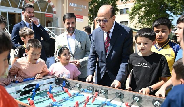 Başkan Geçit, ' Rotamız Cami neşesi' etkinliğinde çocukların coşkusuna ortak oldu