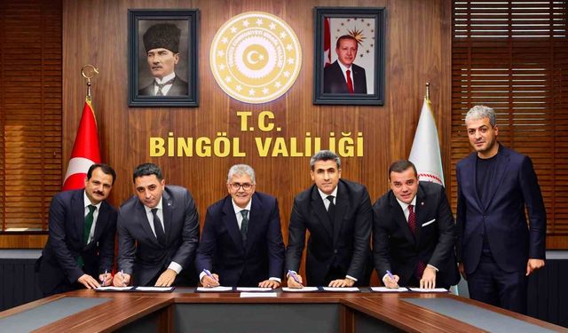 Bingöl'de 115 milyon liralık İŞGEM yatırımı için imzalar atıldı