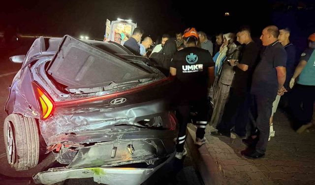 Bingöl'de iki otomobil çarpıştı: 4 yaralı