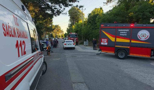 Boş arazide çıkan yangın büyümeden söndürüldü