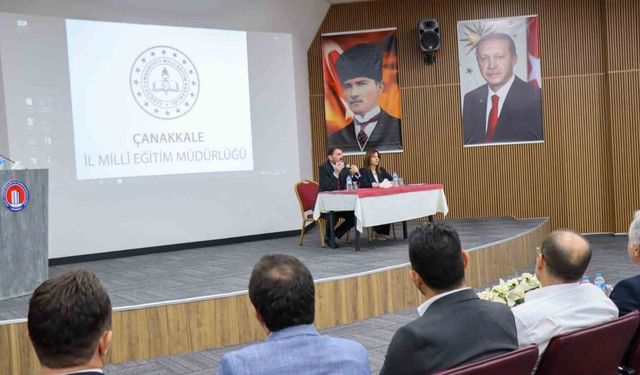 Çanakkale'de eğitimde yenilikçi teknolojilerin etkin kullanımı toplantısı gerçekleştirildi