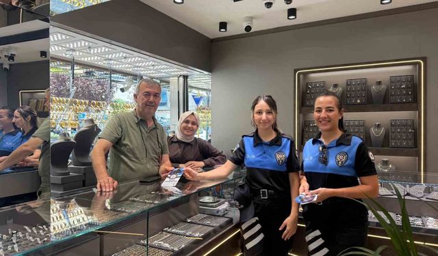 Çankırı'da kuyumculara 'dolandırıcılık' bilgilendirilmesi