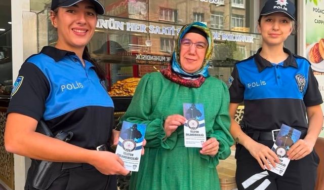 Çankırı'da vatandaşlar dolandırıcılığa karşı uyarıldı