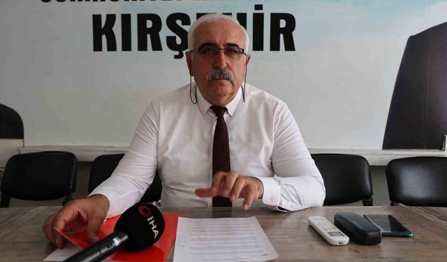 CHP Kırşehir İl Başkanı Tanrıbuyurdu: 'Parti binasından poster götürmek ayıptır'