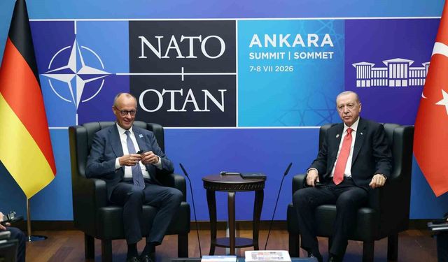 Cumhurbaşkanı Erdoğan, Almanya Başbakanı Merz ile bir araya geldi