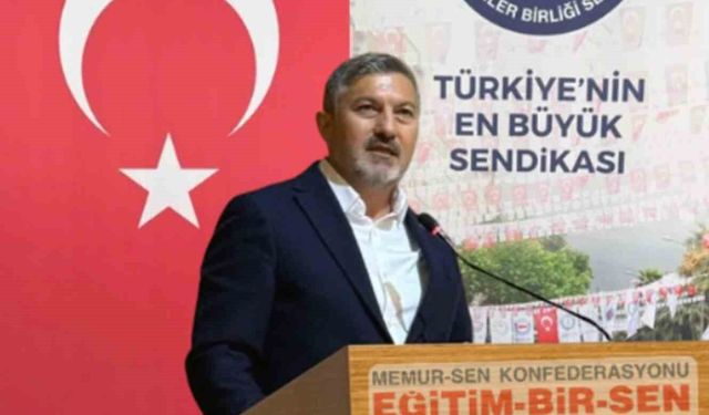Eğitim Bir-Sen Şube Başkanı Uçak, '15 Temmuz'da vatan ve millet düşmanlarına izin vermedik, vermeyeceğiz'