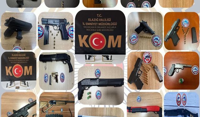 Elazığ'da son 20 günde aranan 75 şahıs tutuklandı