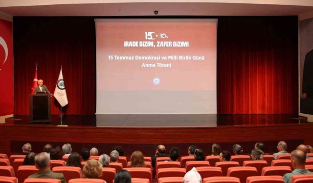 ESOGÜ'de 15 Temmuz Demokrasi ve Milli Birlik Günü Anma programı düzenlendi