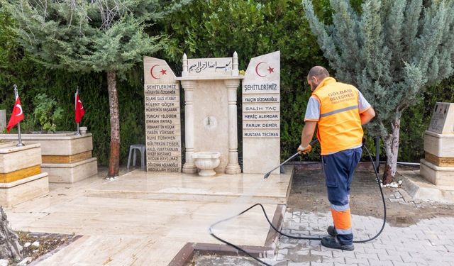 Gölbaşı Belediye Başkanı Odabaşı'ndan şehit ailelerine ziyaret