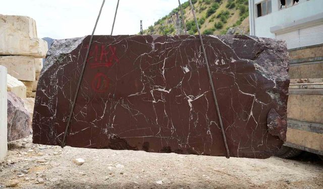 Gümüşhane'nin mermeri Çin, Hindistan ve İtalya pazarında