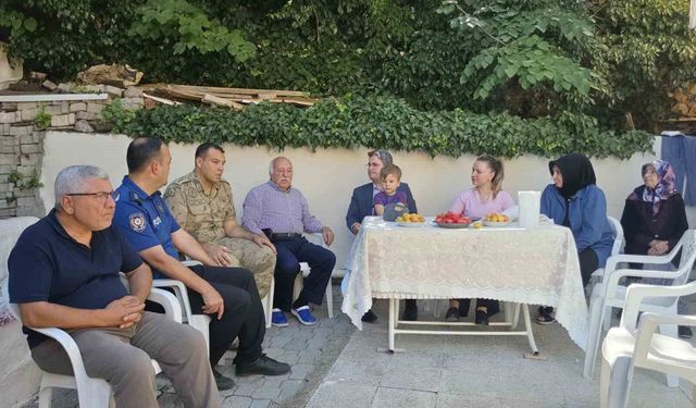 Kıbrıs gazisine minnet ziyareti