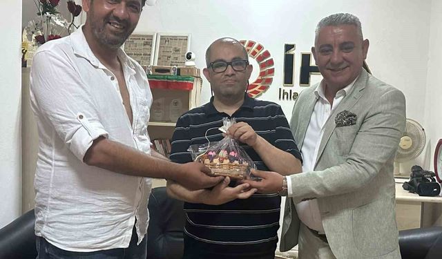 Kırşehir Beyazay Derneği'nden gazetecilere ziyareti