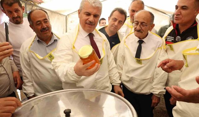 Konya'da geleneksel bal hasadı programı