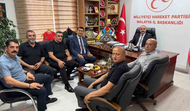 MTSO Başkan adayı Mahmut Boyraz'dan MHP teşkilatına hayırlı olsun ziyareti